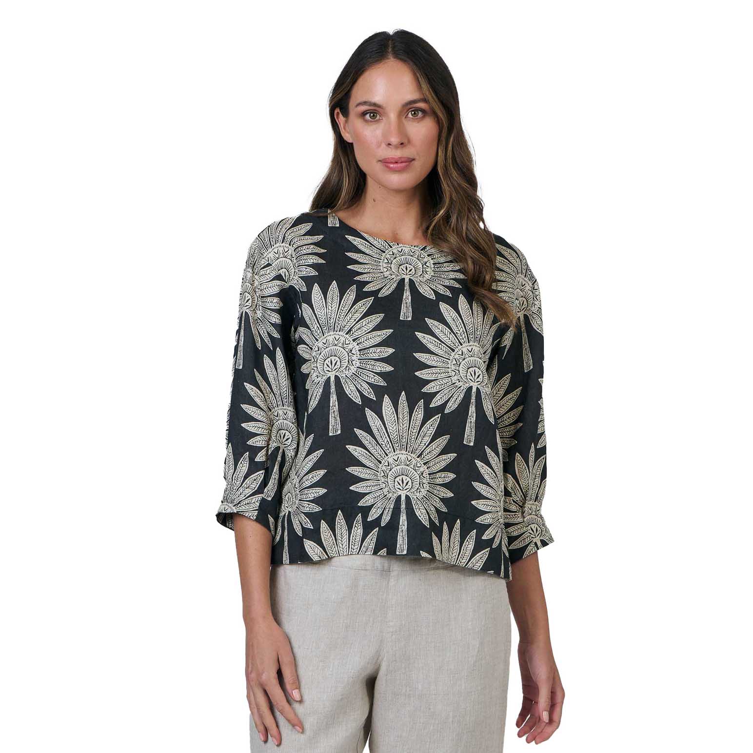 Naturals By O & J Mesh Top